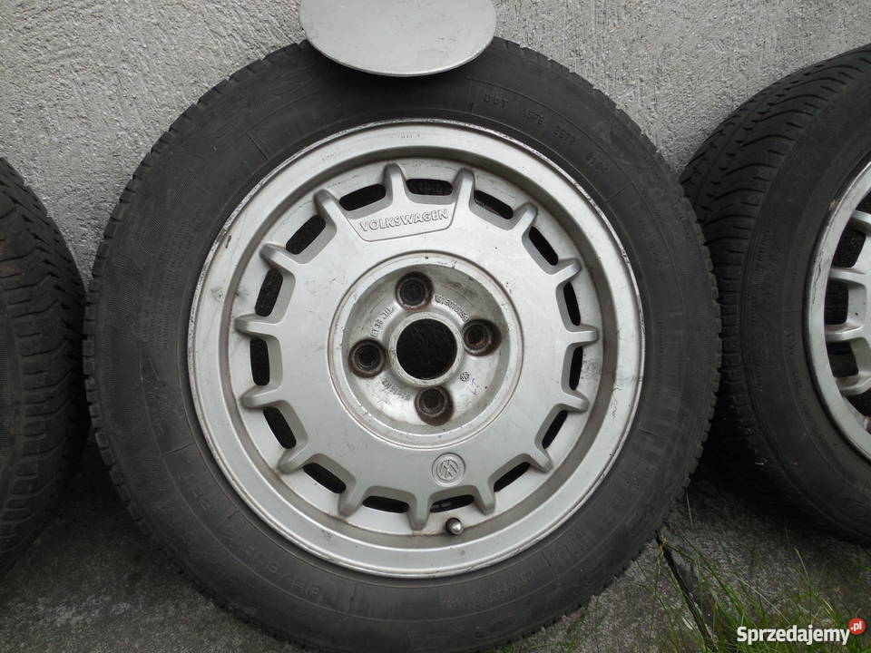 FELGI ALUMINIOWE Z OPONAMI LETNIMI VW GOLF II Rozmiar 14" Częstochowa