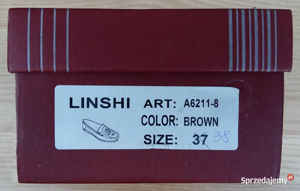 Półbuty damskie LINSHI BROWN 38