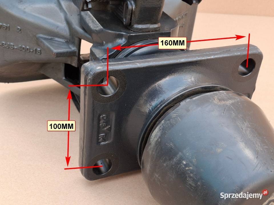 ROCKINGER HAK ZACZEP SPRZĘG 40MM FI40 G150 Bieleń