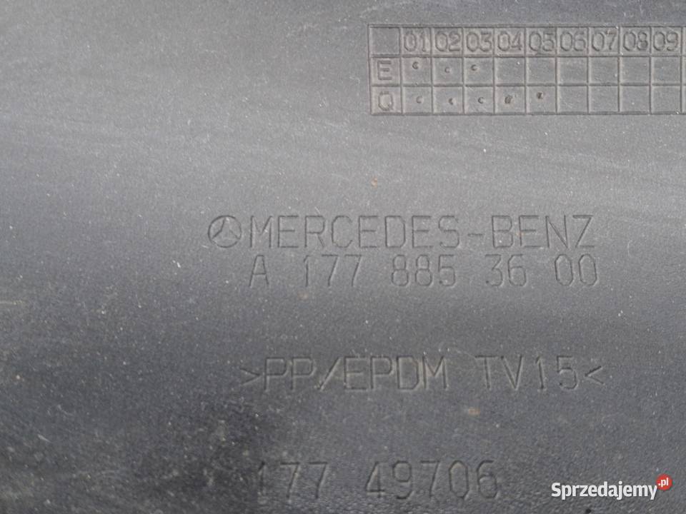 MERCEDES AKLASA W177 ZDERZAK PRZÓD PRZEDNI lubuskie Bieleń