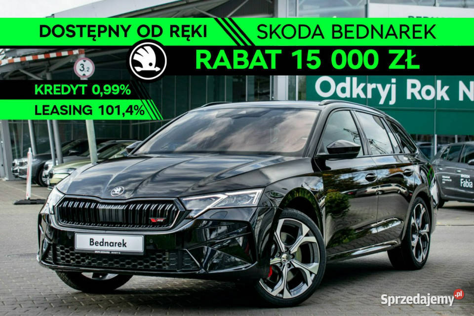 koda Octavia Combi RS 20 TSI 265 DSG Dostępna elektrochrom. lusterko wst. Łódź