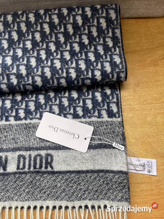 Szalik Dior kaszmir Rozmiar uniwersalny Wrocław sprzedam