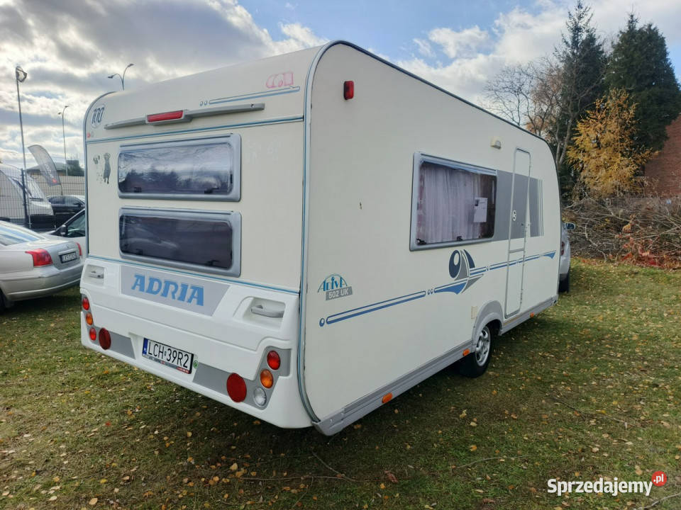 przyczepy kempingowe Adria Adora Piętrowe łóżko VAT marża lubelskie Chełm sprzedam