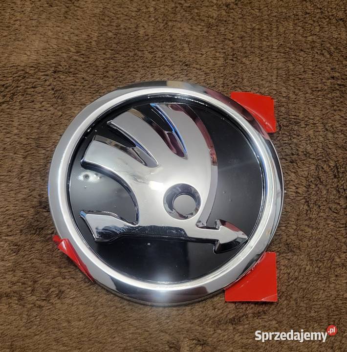 Klasyczne logo Skoda komplet przód tył Gliwice