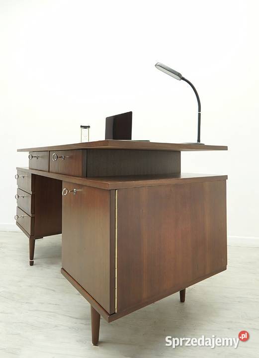 Zabytkowe biurko PRL profesjonalnej renowacji Jerka