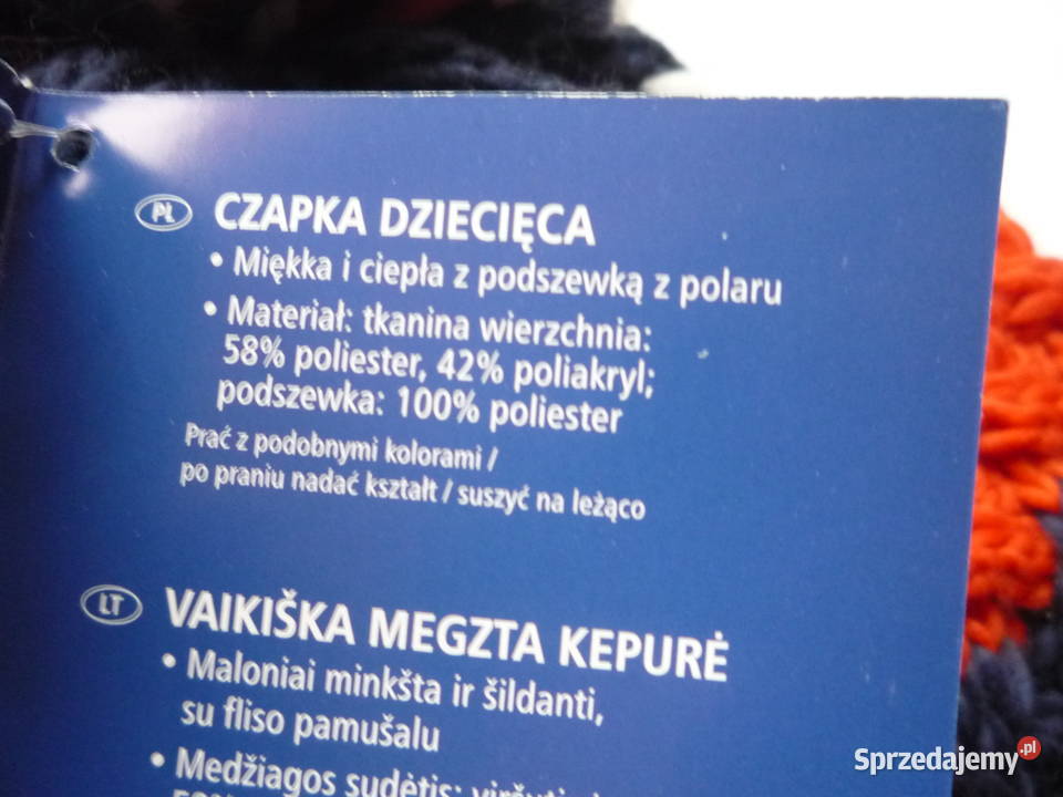 NOWA r 98104110 Lupilu Ciepła Czapka z podszewką Szczecin sprzedam