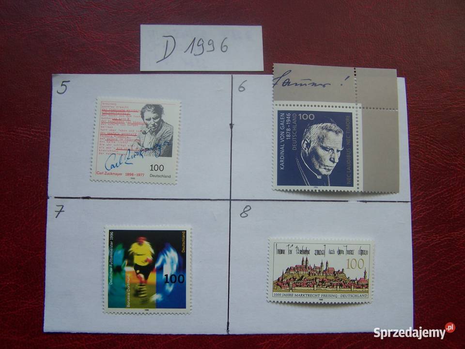 Niemcy 1996 MNH Znaczki z roczników WYBIERAJ Tychy sprzedam