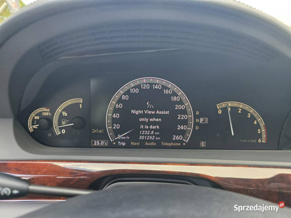 Mercedes S 320 30 CDI 235 Long 4Matic Pneumatyka elektrochrom. lusterko wst. Słupsk