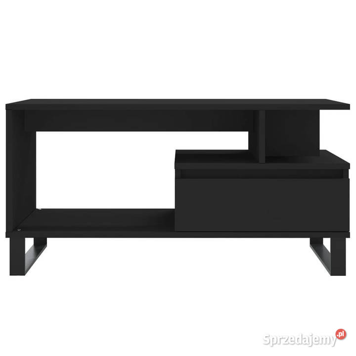 Stolik kawowy czarny 90x49x45 materiał Warszawa sprzedam
