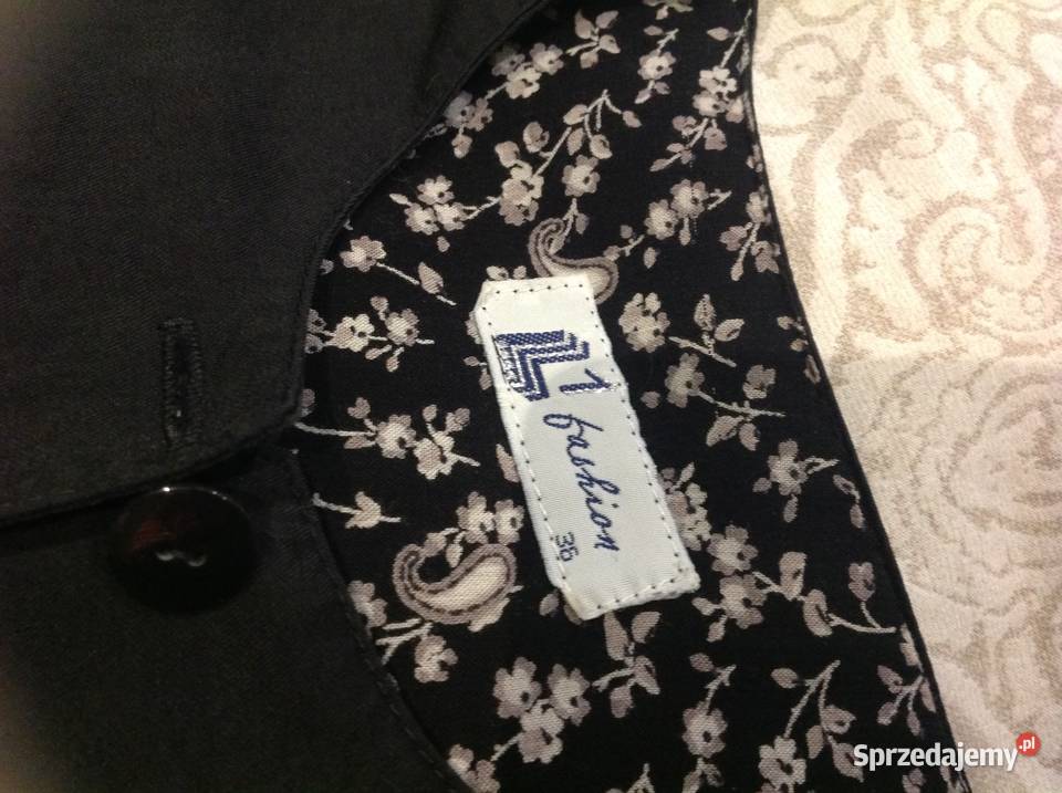 Tunika Żakiet Damski Czarny L1Fashion S Nowa Sól