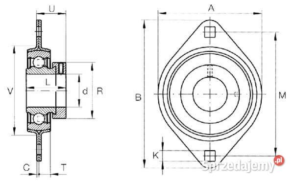 Łożysko kołn blacha ow komp RAT12 małopolskie Kamionna