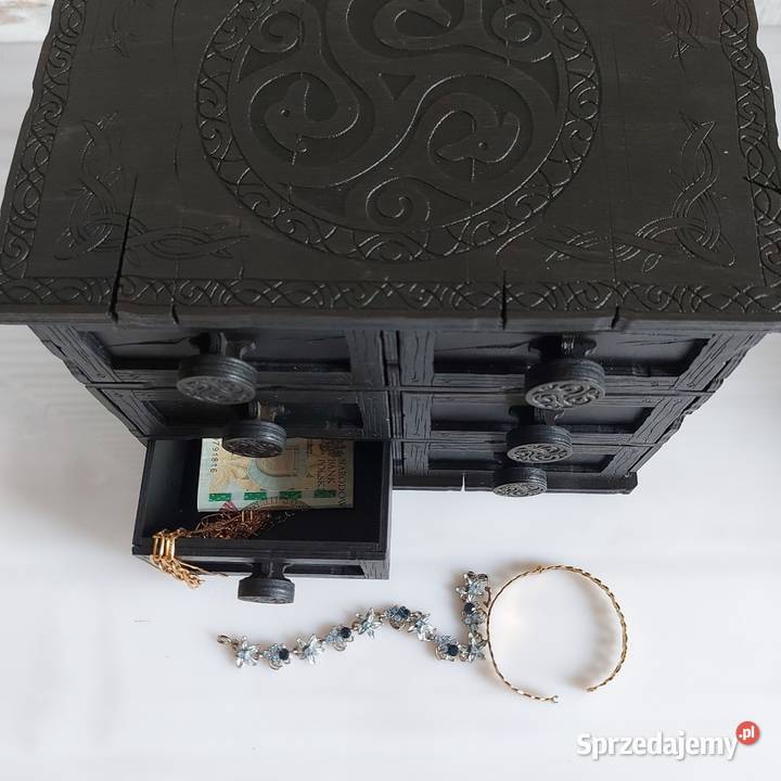 Ekskluzywna Szkatułka na Biżuterię z 6 Tworkowa