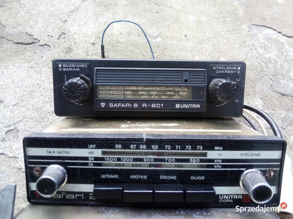 Radio samochodowe SAFARI PRL fiat 125p 126p Leszno