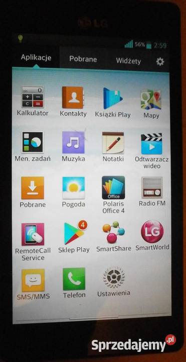 LG Swift P880 Optimus 4X HD Komplet Czarny Kraków