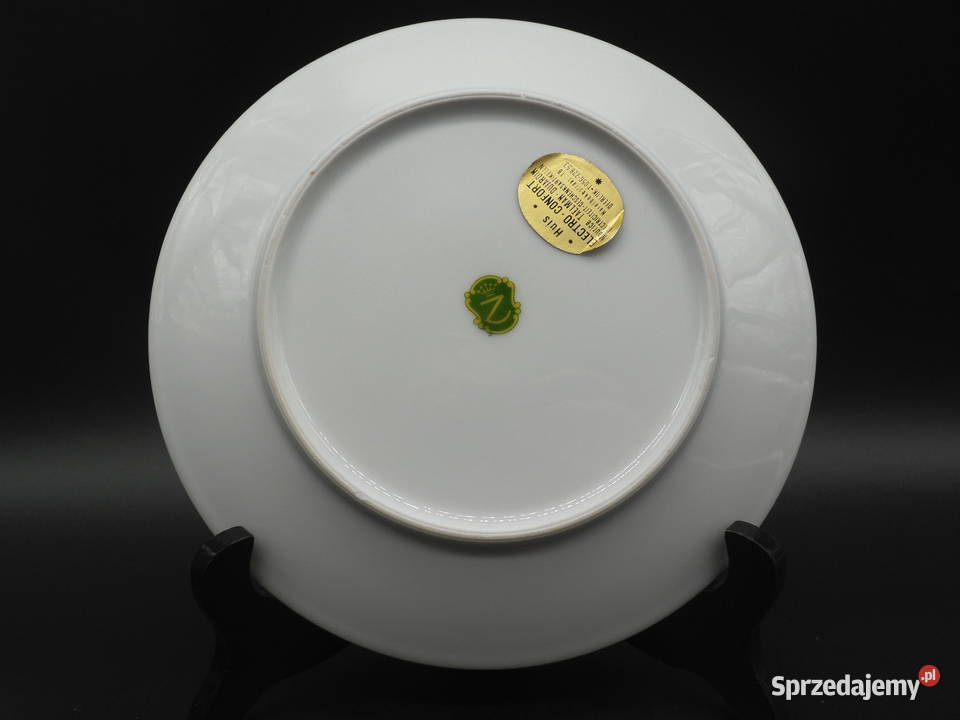 Porcelanowy talerz kolekcjonerski z motywem Raszków