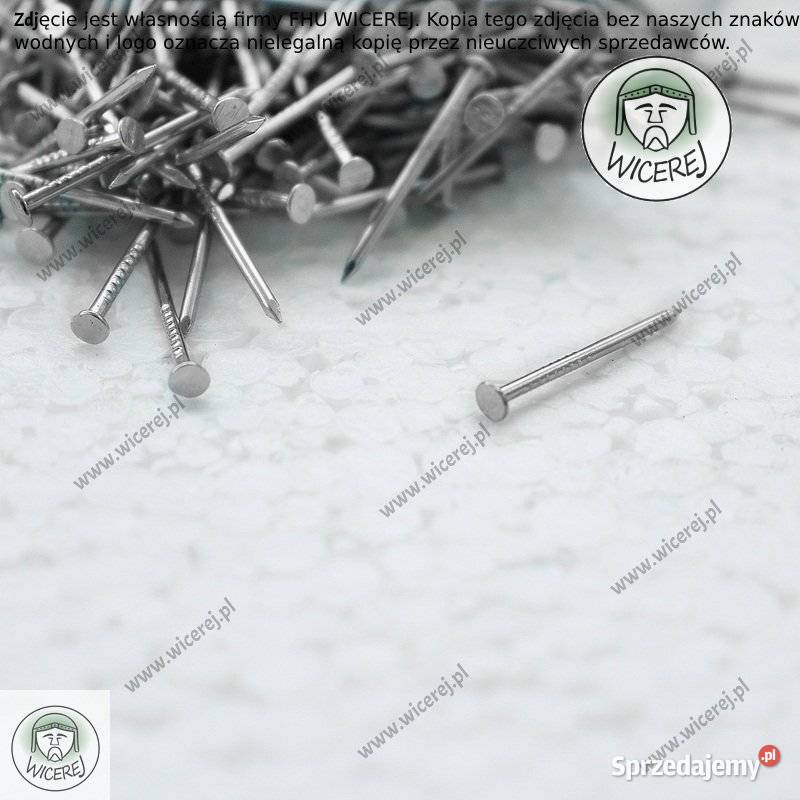 Gwoździe do nabijania odstępników 12 x 20mm 100g Jaśliska sprzedam