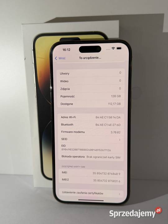 iPhone 14 Pro 128GB Kalisz sprzedam
