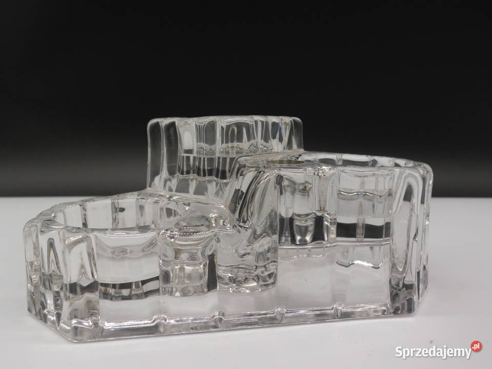 Kryształowy świecznik na podgrzewacze tealighty Raszków