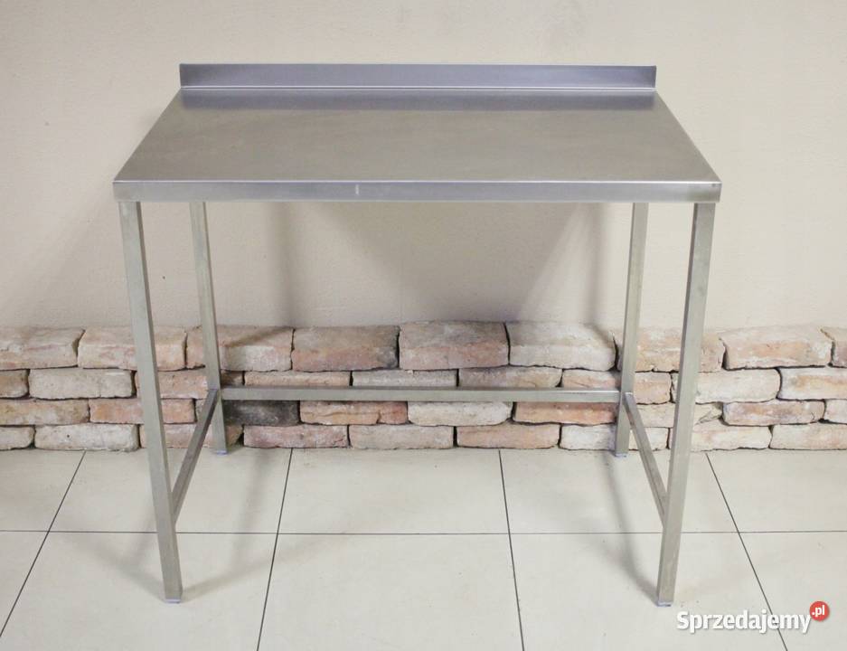 Stół gastronomiczny z tylnym rantem 100x60 Góra
