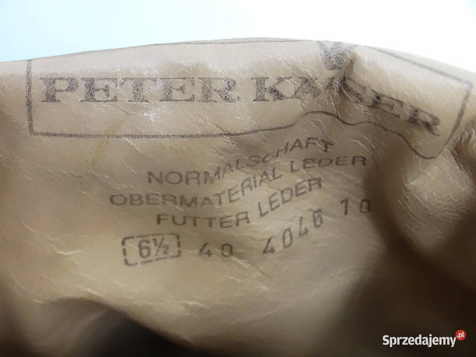 Kozaki Skórzane Peter Kaiser Rozmiar 40 Vintage Kozaki Biłgoraj