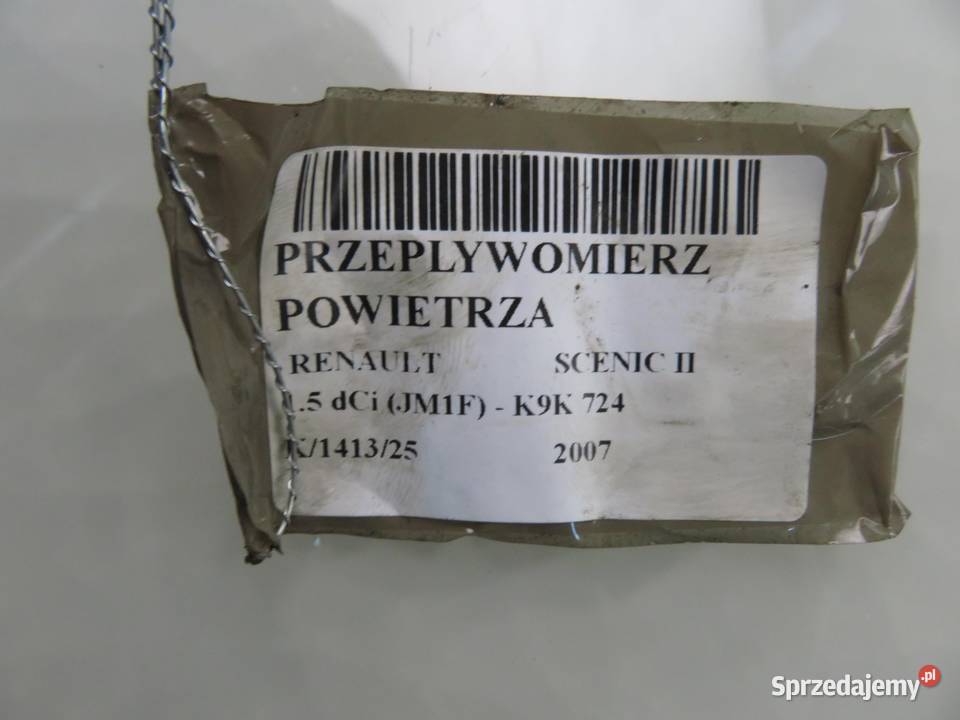 PRZEPŁYWOMIERZ RENAULT SCENIC II 15 dCi Motoryzacja