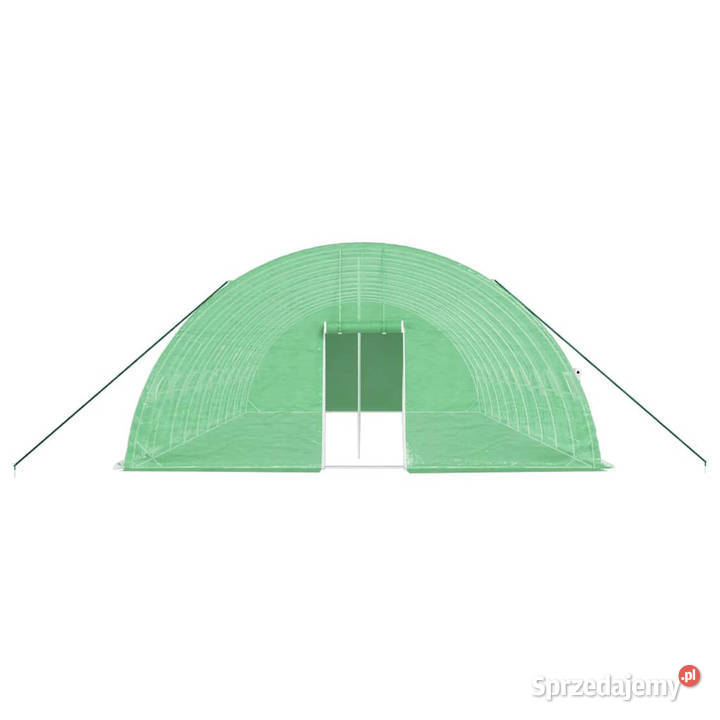 Szklarnia ze stalową ramą zielona 60 m 10x6x285 Warszawa
