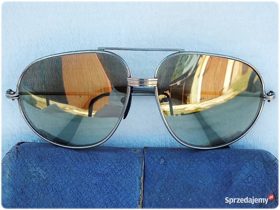 Stare Okulary przeciwsłoneczne Aviator Vintage w Żary sprzedam