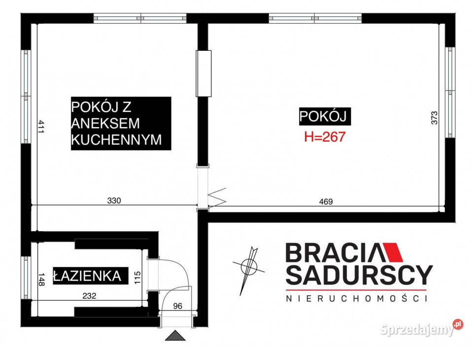 Mieszkanie 35m2 2 pokoje Kraków sprzedam