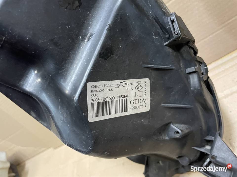 Reflektor lampa przód przednia Nissan Micra k12 Szczecin