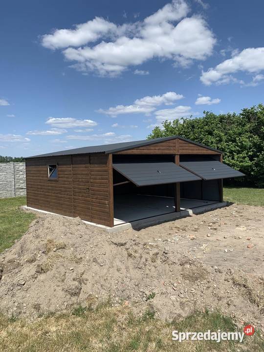 Garaże blaszane na każdy wymiar mocny trapez pomorskie Kościerzyna