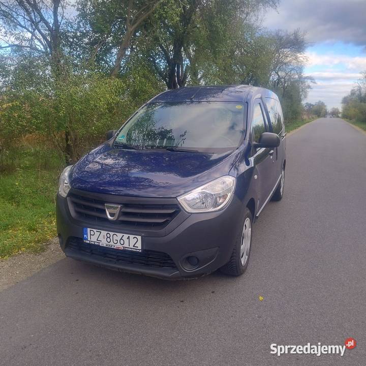 Dacia dokker 2015 16benzynaLPG stan nowa butla elektryczne szyby Stęszew