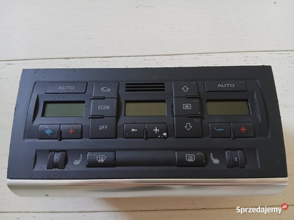Panel Klimatronic Audi A4 B6 B7 grzane fotele Szczerbice