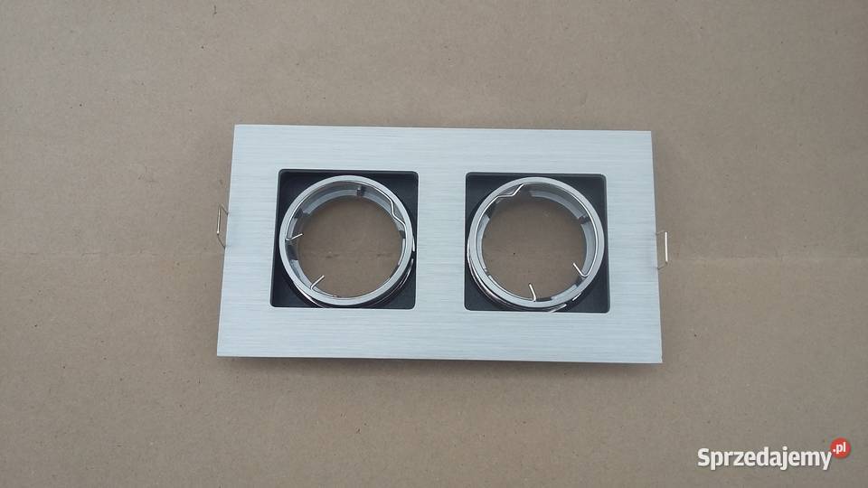 Oprawa stropowa wpuszczana podwója WYPRZEDAŻ inny kolor Oświetlenie Warszawa
