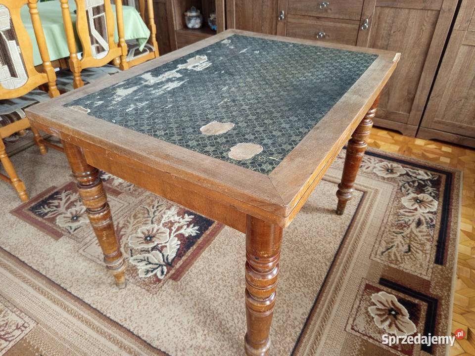 Stół rozkładany przedwojenny dolnośląskie Legnica