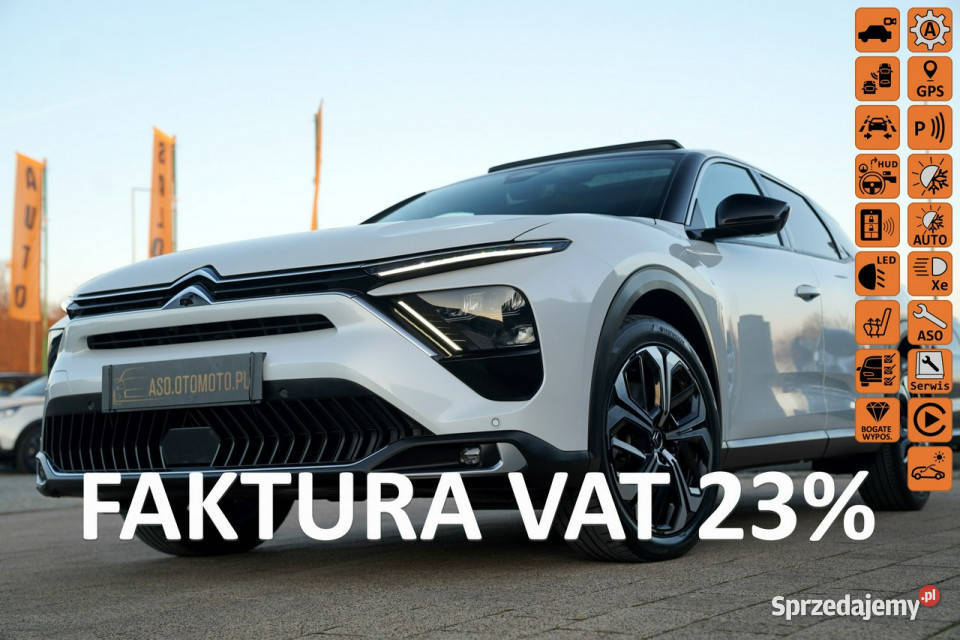 Citroen C5X SHINE blis SKORA acc FUL LED kamery pełny VAT Citroën Motoryzacja Otmuchów