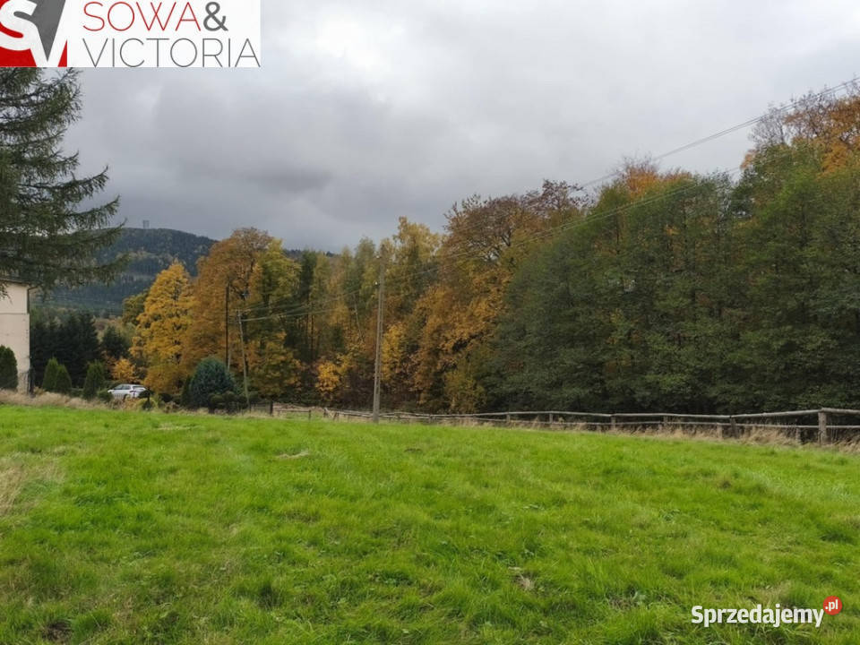 Widokowa działka budowlana wszystkie media Boguszów-Gorce