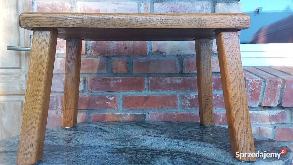 Stolik dębowy kawowy Boczny Kwietnik Stojak na zachodniopomorskie