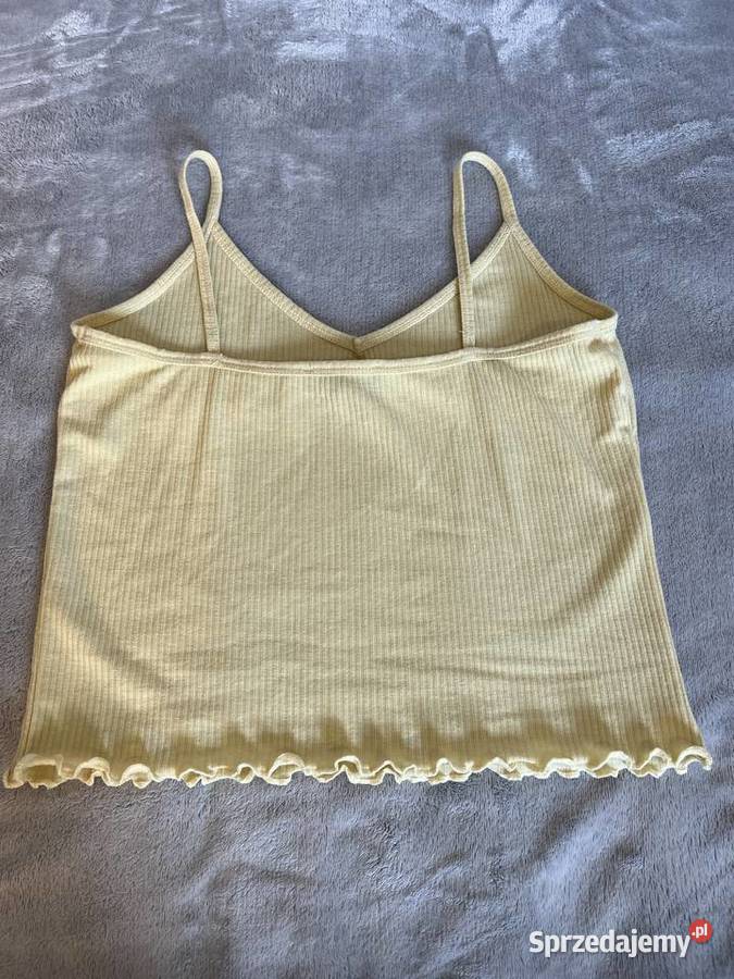 Top bluzka koszulka crop top na ramiączkach Jasło sprzedam