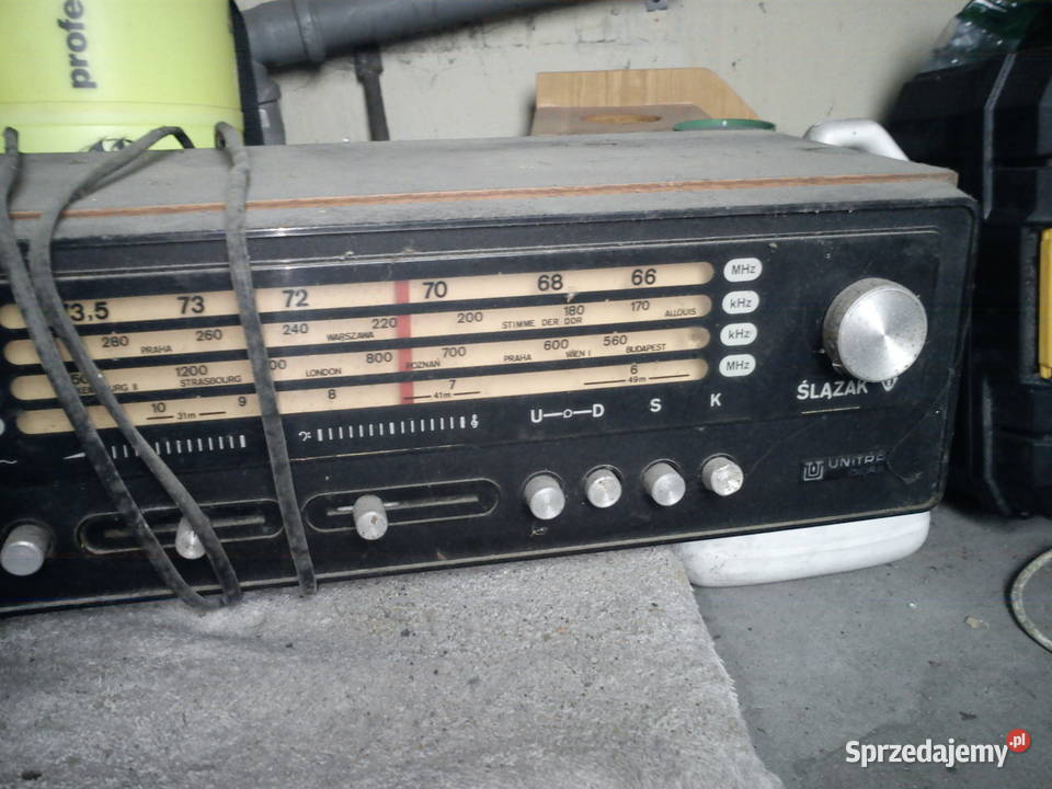 stare radio ślązak unitra diora prl Biała Podlaska