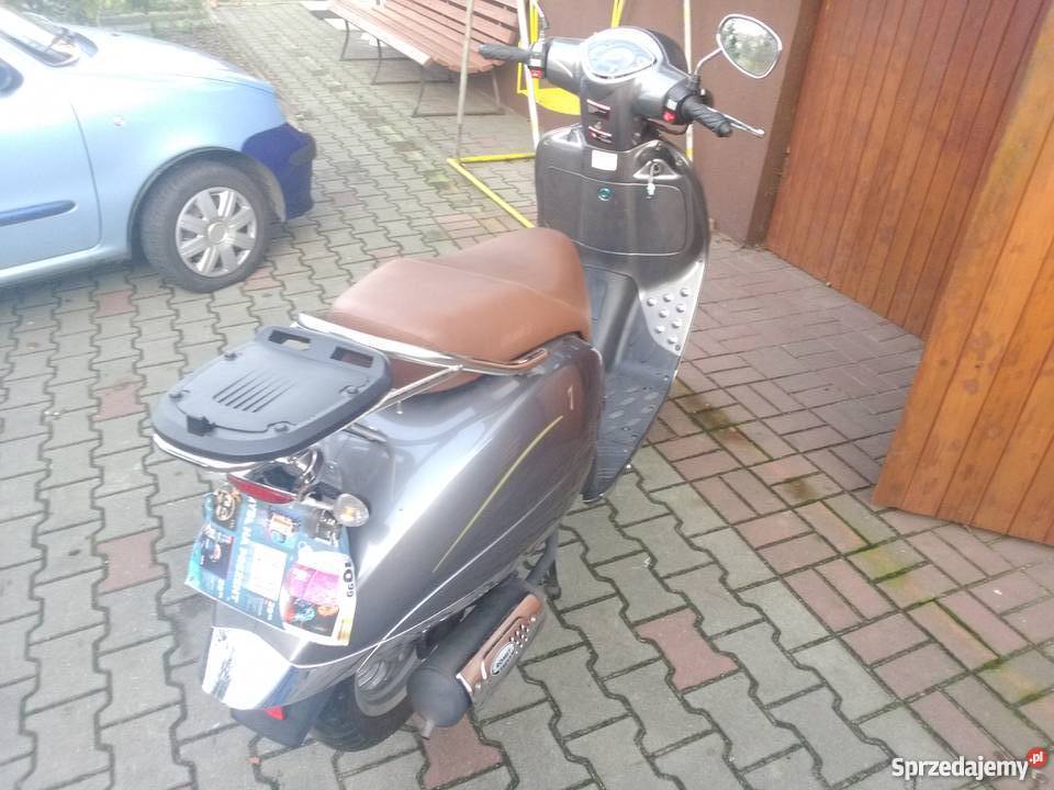 okazja sprzedam skuter ROMET RETRO 7 125 na pas napędowy Świerklany