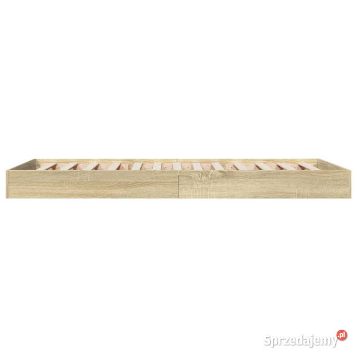 Łóżko bez materaca dąb sonoma 75x190 WM842079 193cm Łóżka Łóżka Warszawa