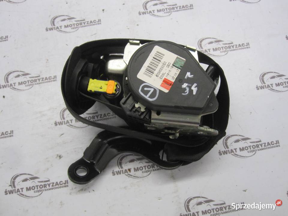 BMW E90 LIFT 08r pas bezpieczeństwa lewy przód osobowe Pasy bezpieczeństwa Kielce sprzedam