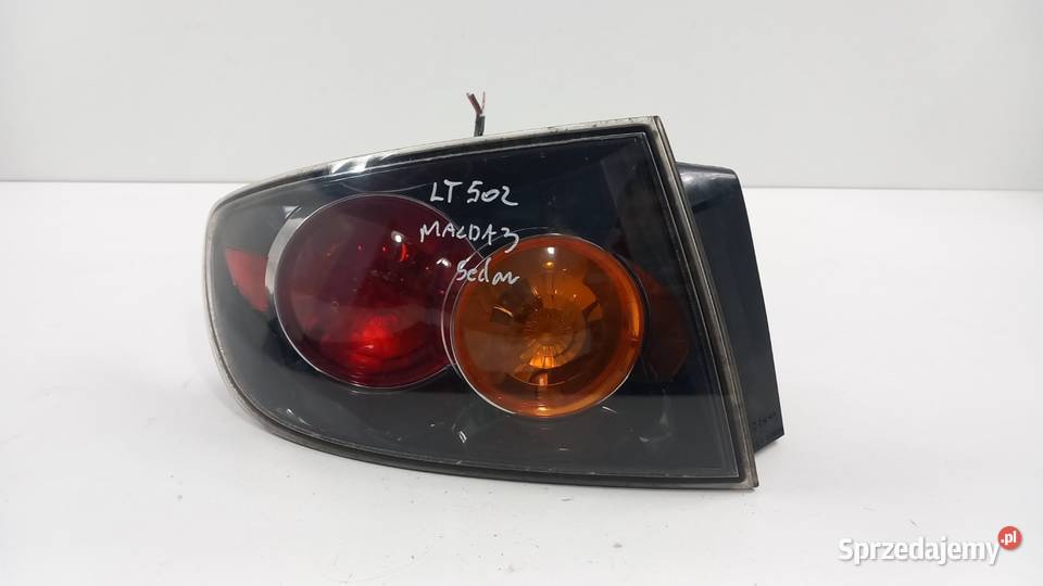 MAZDA 3 BK SEDAN LIFT LAMPA TYŁ LEWY osobowe wielkopolskie Zbierkowo