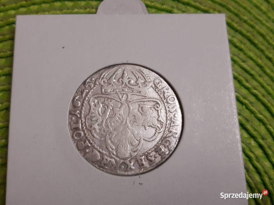 moneta srebrna Zygmunta III Waza z 1625r Łomża