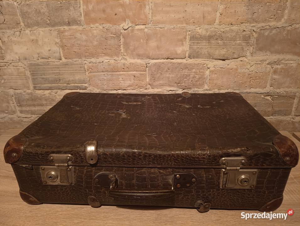 Stara walizka z czasów PRL VINTAGE oryginalny