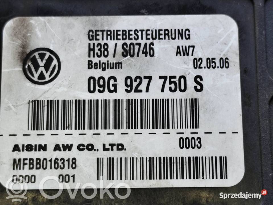 VW PASSAT B6 STEROWNIK KOMPUTER MODUŁ SKRZYNI wielkopolskie