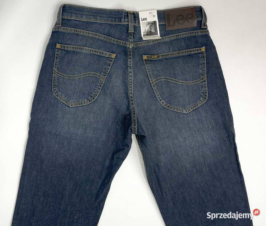 Spodnie męskie Lee Brooklyn Straight Wave Signal Odzież i bielizna męska Katowice sprzedam