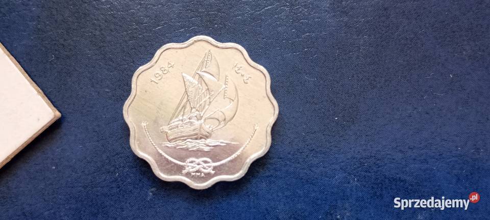 Stare monety 10 lari 1984 Malediwy Lesko