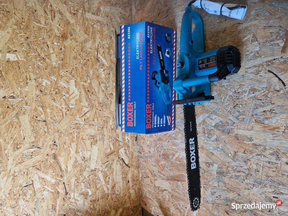 MOCNA PIŁA Elektryczna łańcuchowa DREWNA BOXER wielkopolskie Głogowa