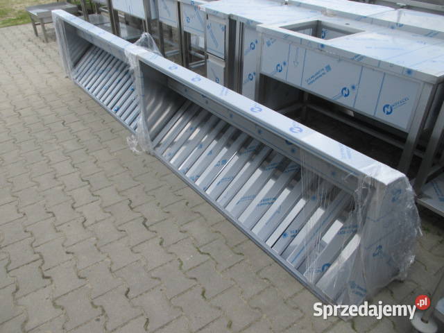 OKAP GASTRONOMICZNY TRAPEZOWY Z FILTRAMI 3207040 Ostrów Wielkopolski